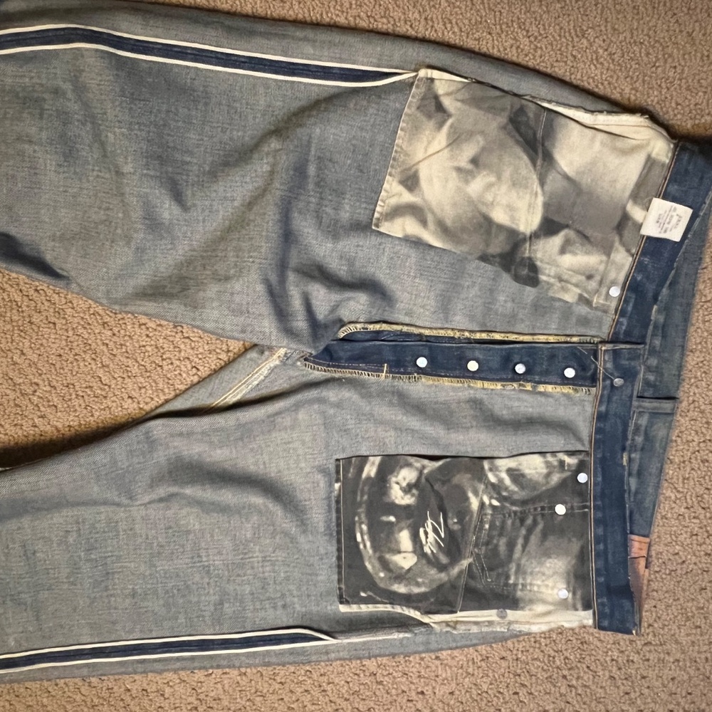 Levi x Futura Laboratories 39meg denim jacket and pant set 2005 - Picture 14 of 16